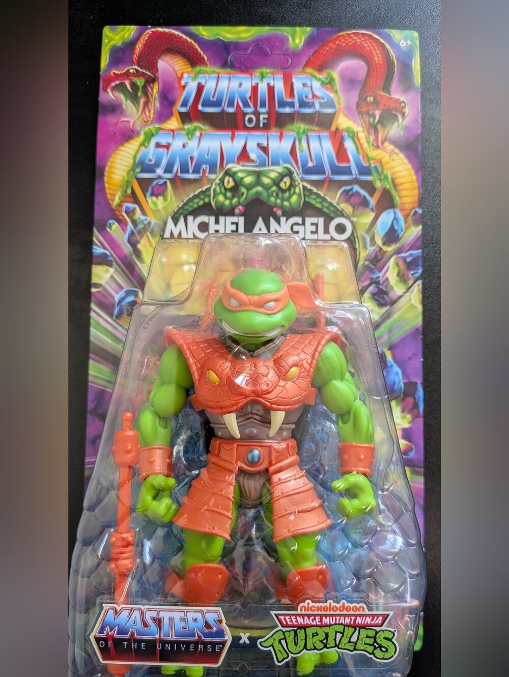 Michelangelo Turtles Of Grayskull Action Figure